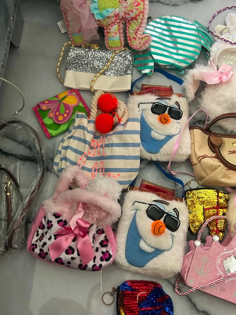 Cute Pink Owl Plush Kids Crossbody Bag - Unbranded